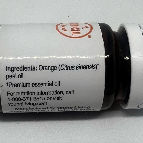 🍊 Orange Vitality Young Living EO 5ml Unopened Sealed Amber Glass Bottle NIB - Picture 2 of 3
